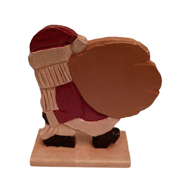 4 Old World Santas, Christmas Decorations, Resin, 1 Vintage Great Pre-owned Cond - Picture 7 of 16